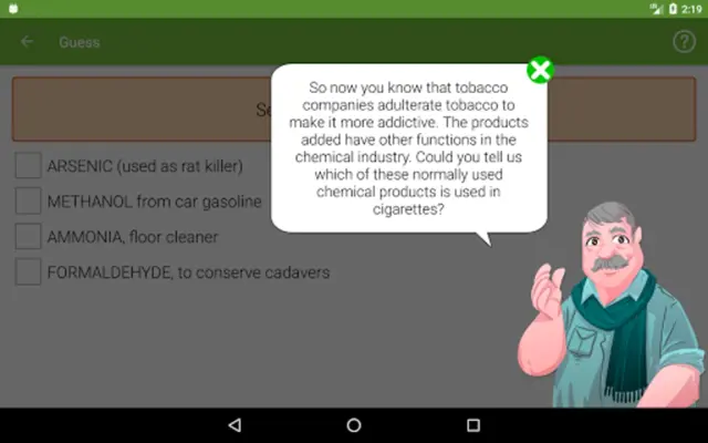 Stop Tobacco android App screenshot 9